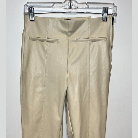 Zara Beige High-Waisted Leggings - Picture 3 of 13